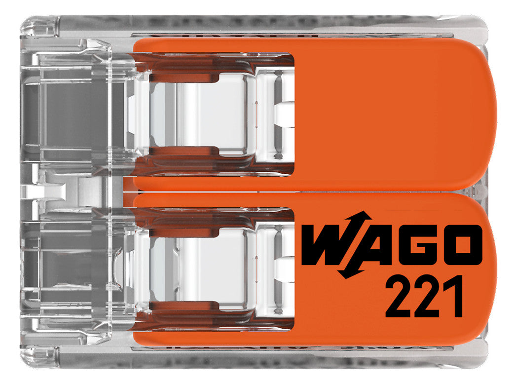 WAGO 221-412 Steckklemme 2f 450V 32A Serie 221 0,2-4qmm - 10er Set