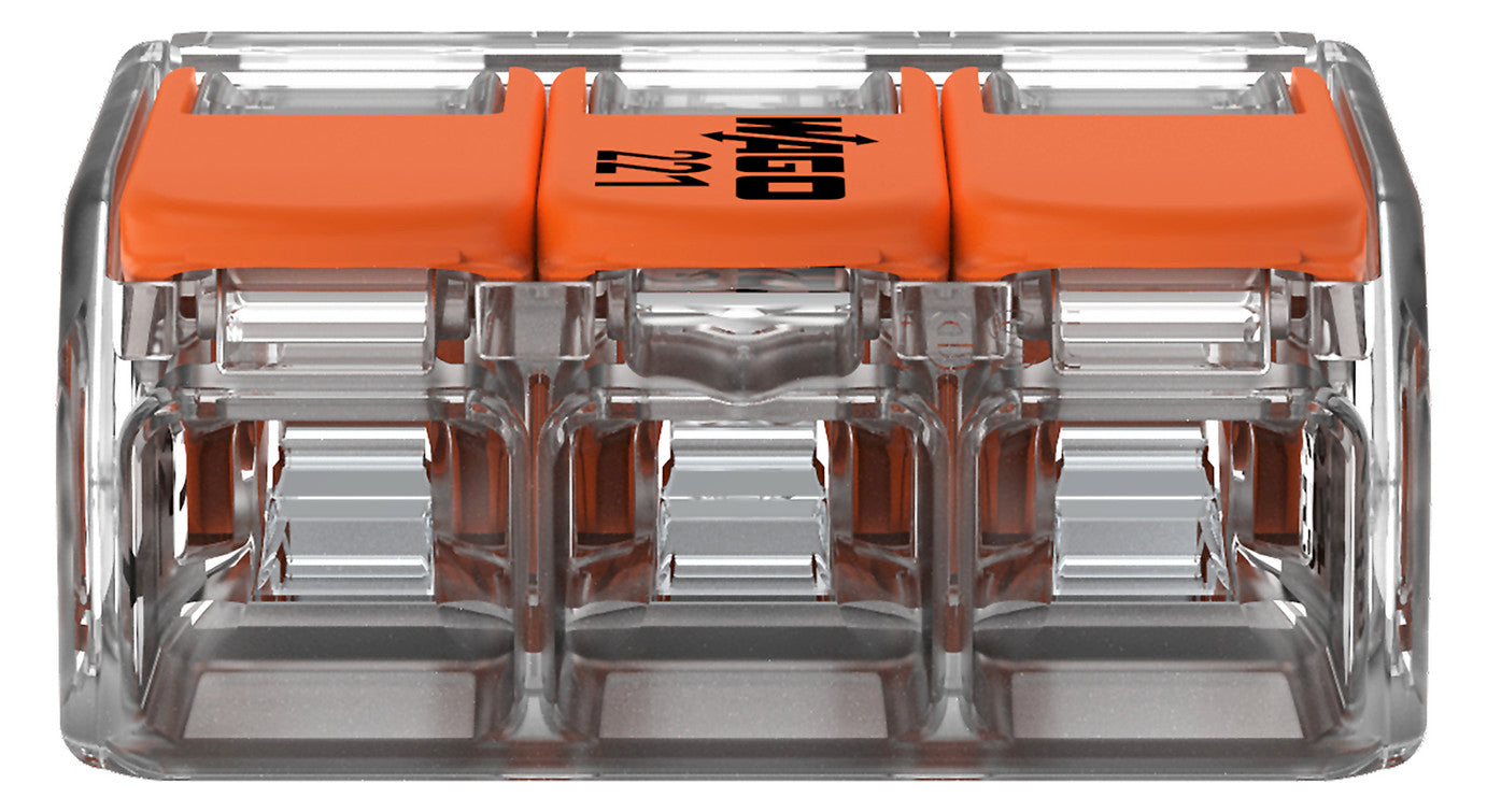 WAGO 221-413 Steckklemme 3f 450V 32A Serie 221 0,2-4qmm - 10er Set