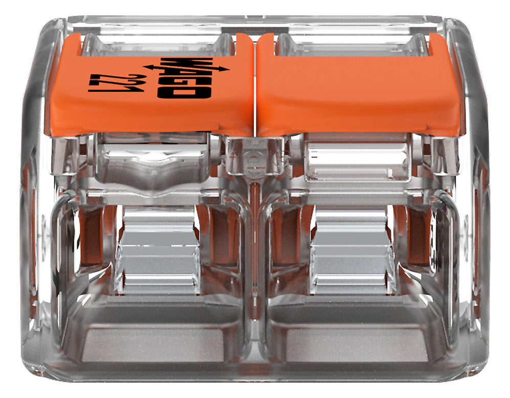 WAGO 221-412 Steckklemme 2f 450V 32A Serie 221 0,2-4qmm - 10er Set