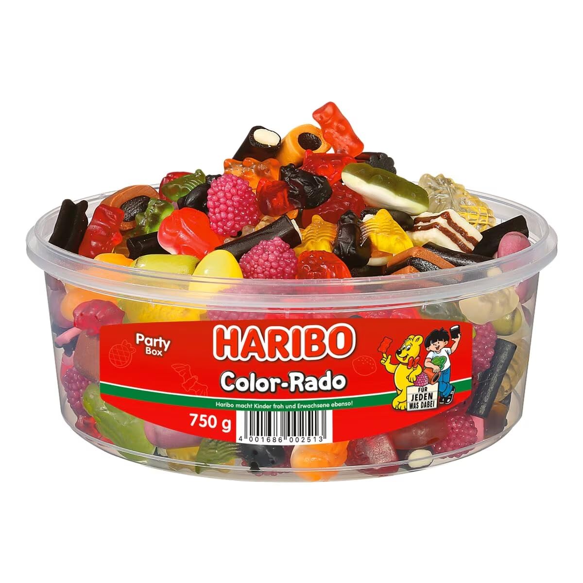 HARIBO Color-Rado - Runddose - 750g