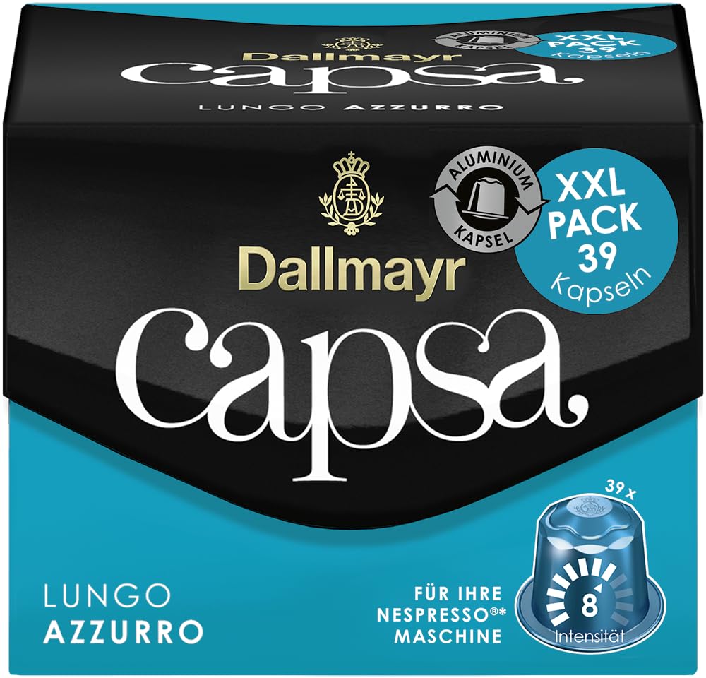 Dallmayr - capsa Lungo Azzurro XXL - 39 Kapseln