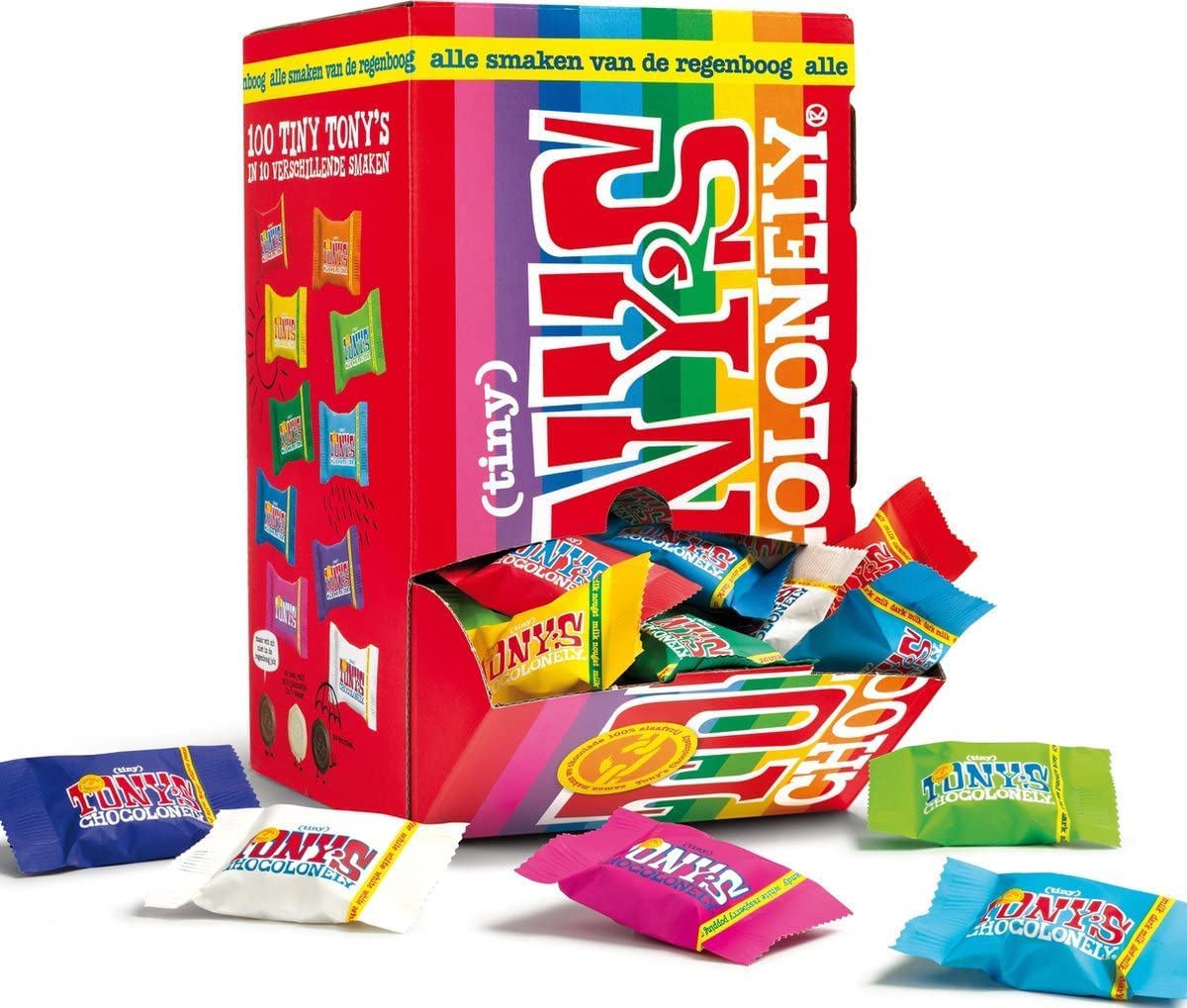 Tony's Chocolonely - Tiny Tony's Mix - 900 Gramm - Mini Schokolade - Belgische Fairtrade Schokolade
