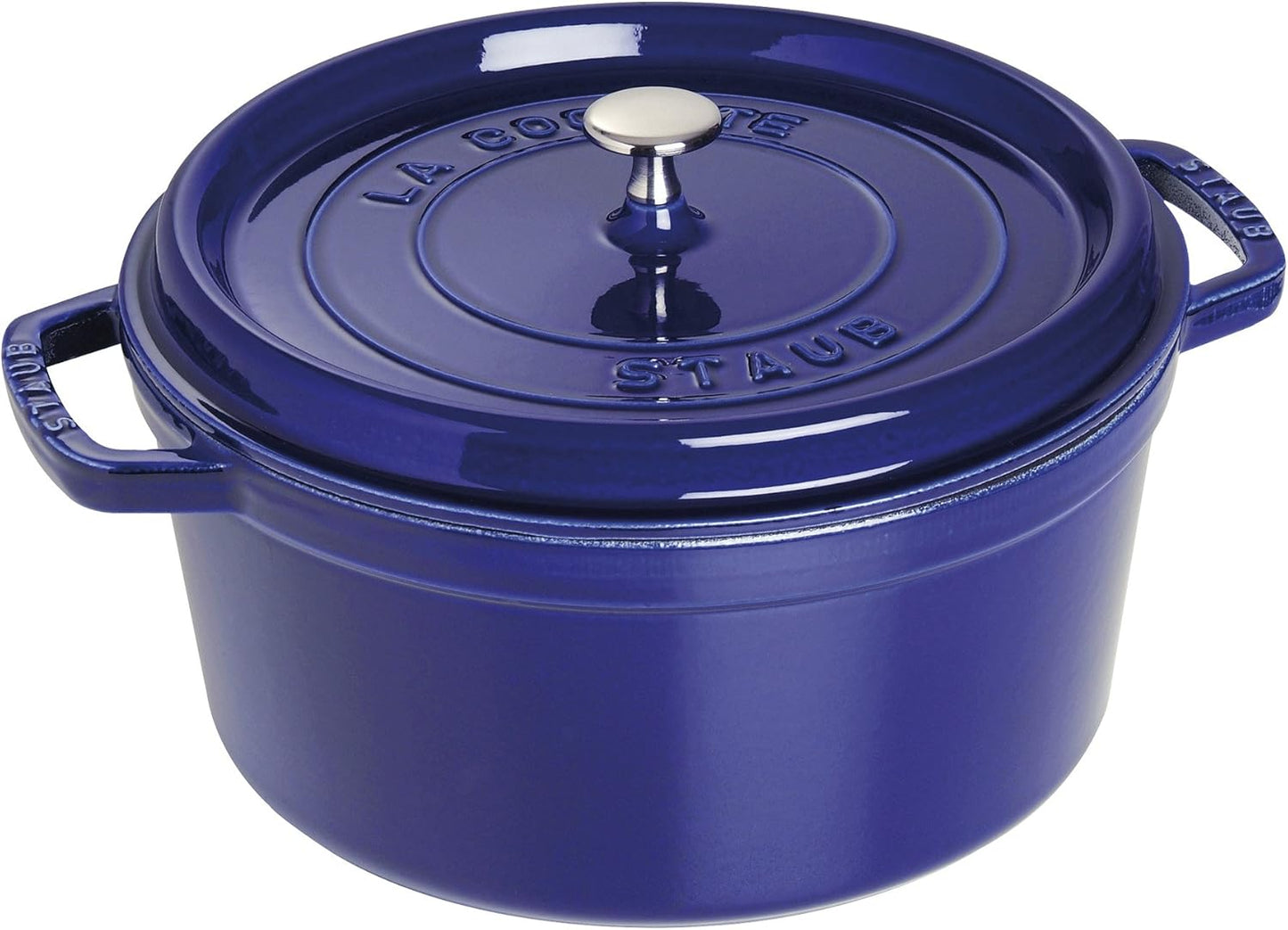 STAUB - Gusseisen Bräter/Cocotte - Rund 28 cm - 6,7 L - Schwarz