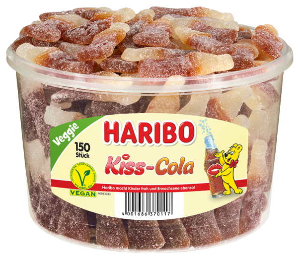 HARIBO - Kiss Cola - 150 Stück - 1,35kg