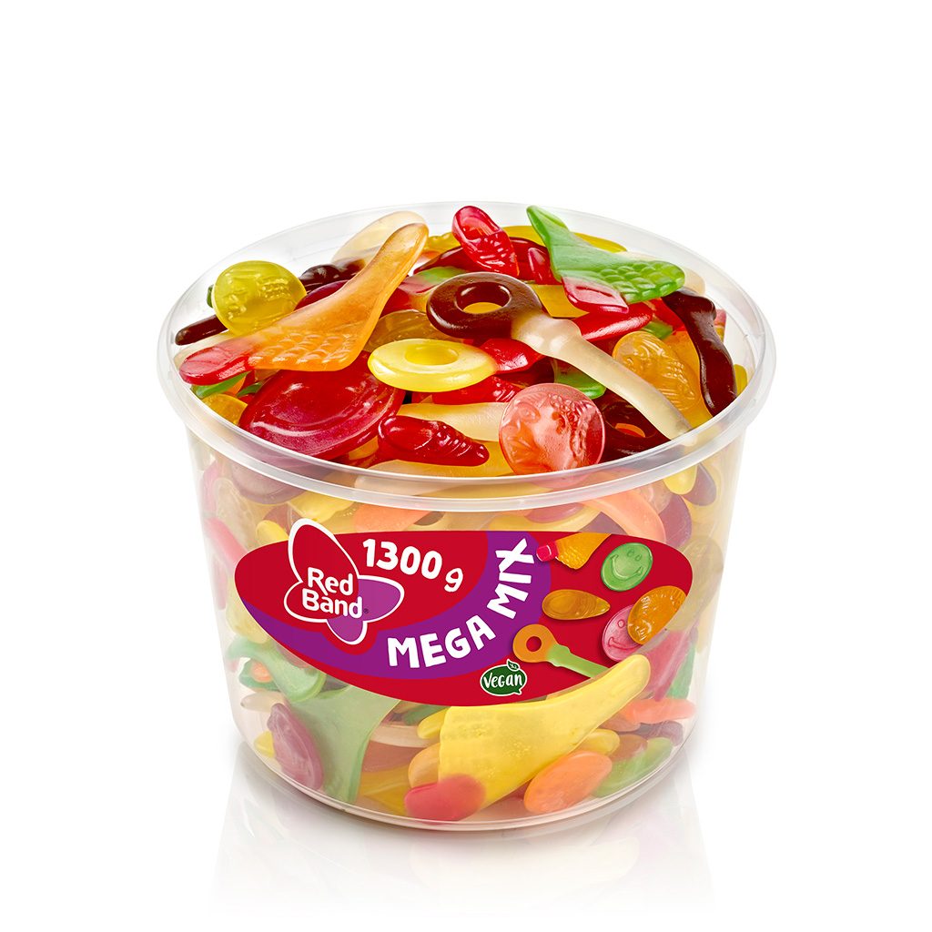 Red Band - Mega Mix - Klarsichtdose - 1,3kg