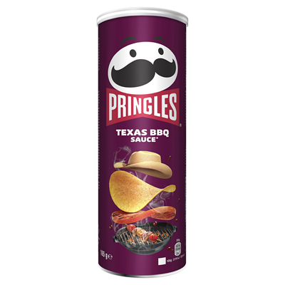 PRINGLES Chips - Texas BBQ Sauce - 165g Dose