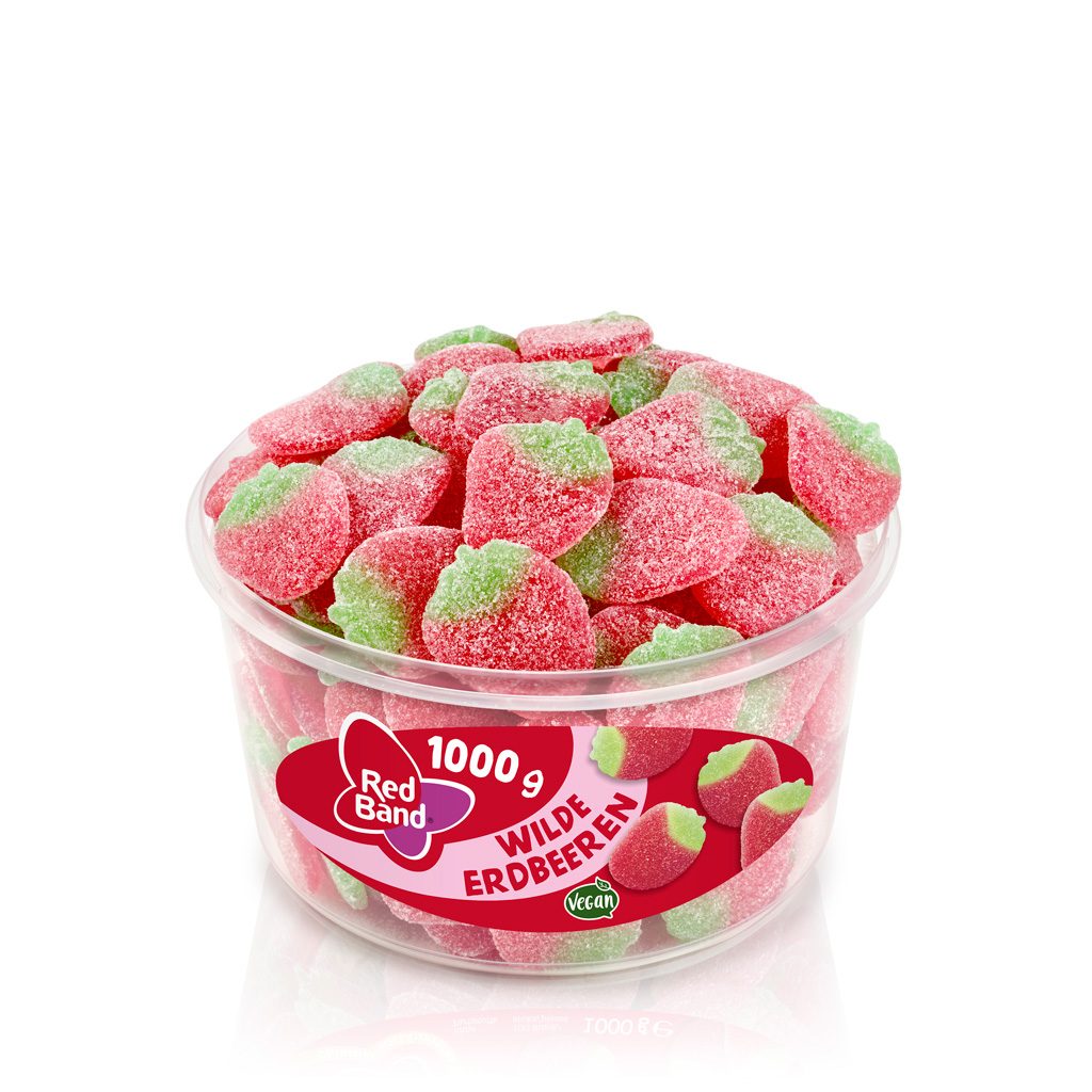 Red Band - Wilde Erdbeeren - Klarsichtdose - 1kg
