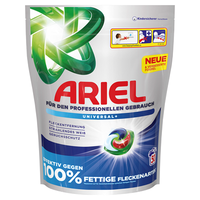 Ariel - Waschmittel Pods All-in-1 - 100 Waschladungen, Strahlend Rein, Umweltschonendes Waschen, - 100 Stück (2x50 Stück)