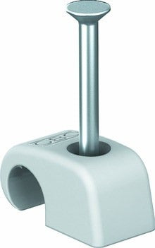 OBO Bettermann Nagelschelle für Kabel mit einem Durchmesser von 7-12 mm, mit einem 35 mm Nagel - 200 Stück