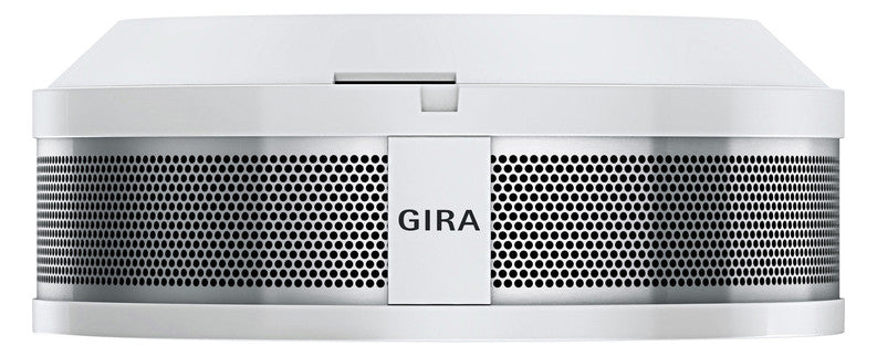 Gira Rauchwarnmelder Dual Q DIN14604, vernetzbar über Funk und Draht, reinweiß, 233602