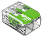 WAGO 221-422 Steckklemme 2f 450V 32A 0,2-4qmm gn - 10er Set