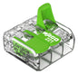 WAGO 221-423 Steckklemme 3f 450V 32A 0,2-4qmm gn - 10er Set