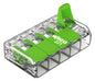 WAGO 221-425 Steckklemme 5f 450V 32A 0,2-4qmm gn - 10er Set