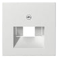 GIRA Serie Standard 55 - reinweiß glänzend (027003) Abdeckung f. UAE/IAE