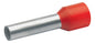 KLAUKE - 47618 Aderendhülse 10 mm² Teilisoliert Rot - 100 St.