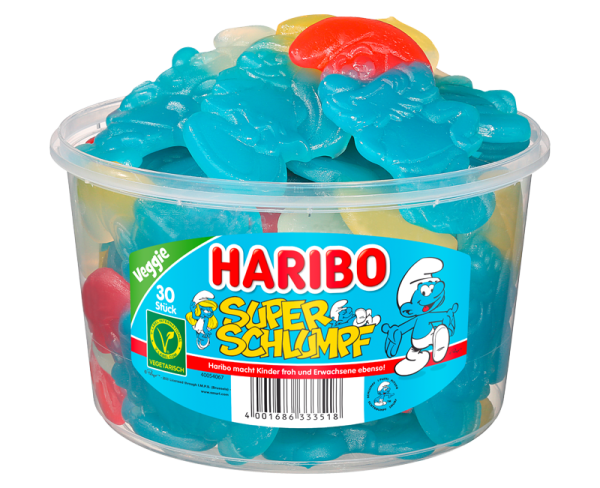 HARIBO - Super Schlümpfe - 150 Stück - 1,44kg