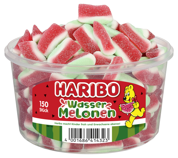 HARIBO - Wasser Melonen - 150 Stück - 1,05kg