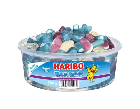 HARIBO - Blaue Runde - Fruchtgummi - 0,75kg