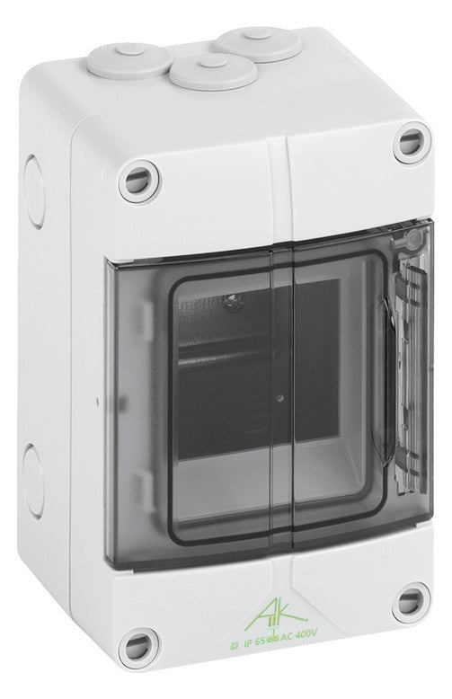Spelsberg AK03 73540301 AK 03 Verteilerschrank Aufputz Teilungen = 3 Anzahl Reihen = 1, Grau IP65