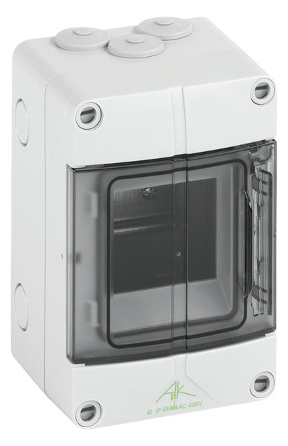 Spelsberg AK03 73540301 AK 03 Verteilerschrank Aufputz Teilungen = 3 Anzahl Reihen = 1, Grau IP65