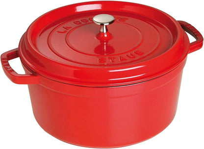 STAUB - Gusseisen Bräter/Cocotte - Rund 28 cm - 6,7 L - Schwarz