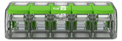 WAGO 221-425 Steckklemme 5f 450V 32A 0,2-4qmm gn - 10er Set