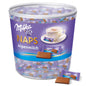 Milka - Naps Alpenmilch 1 x 1kg, Zartschmelzende Mini-Schokoladentäfelchen aus feiner Alpenmilchschokolade, Dose