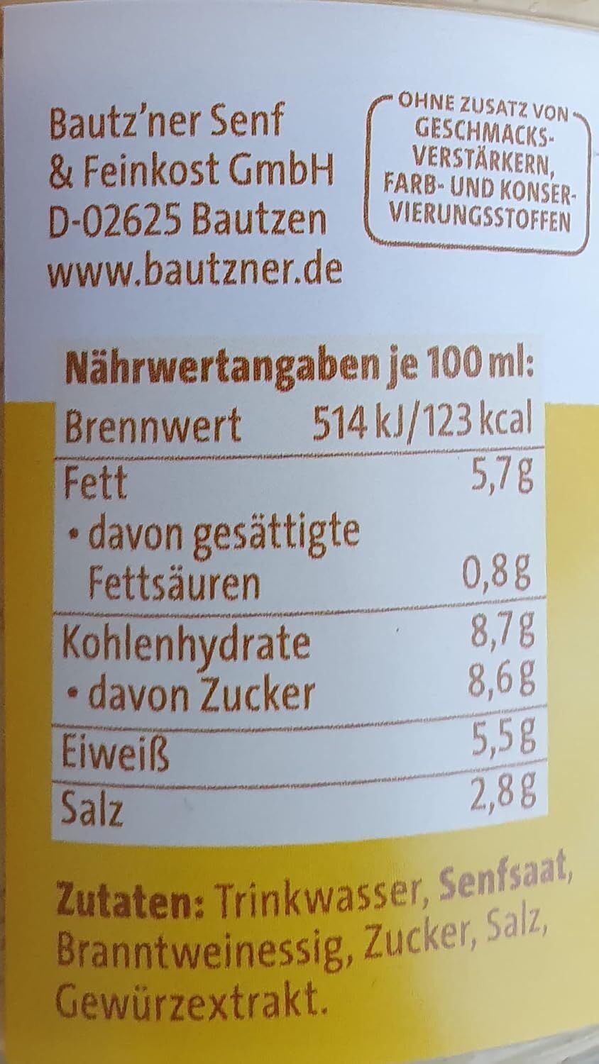 Bautzner - pikant-süß, mittelscharf, scharf - Senfbecher - Bautzner Spezialitäten - 3er Pack - 3 x 200ml (Kopie) (Kopie) (Kopie)