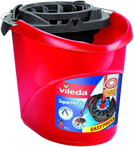 Vileda - SuperMocio Eimer mit Powerpresse zum optimalen Auswringen