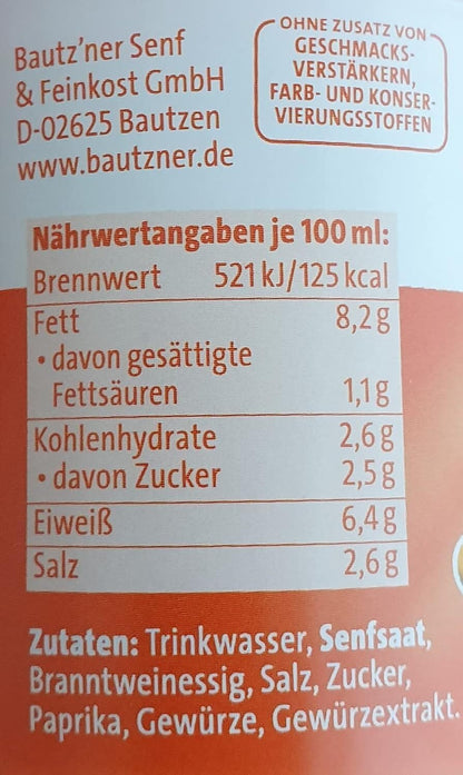 Bautzner - pikant-süß, mittelscharf, scharf - Senfbecher - Bautzner Spezialitäten - 3er Pack - 3 x 200ml (Kopie) (Kopie) (Kopie)