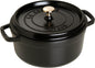 STAUB - Gusseisen Bräter/Cocotte - Rund 28 cm - 6,7 L - Schwarz