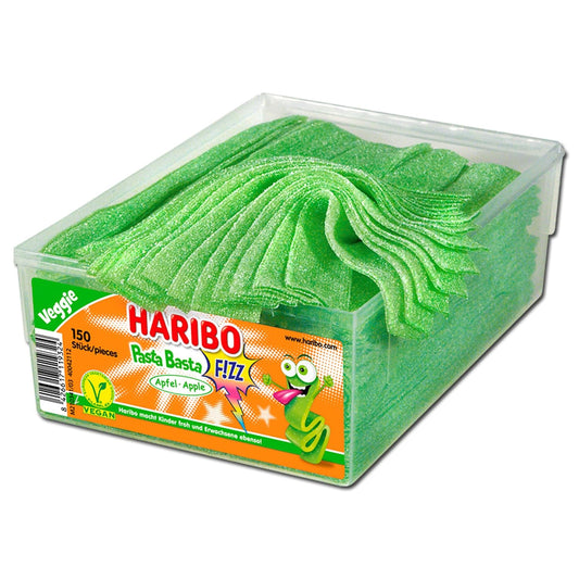 HARIBO - Pasta Basta Apfel - Fruchtgummi - Box mit 150 Stück