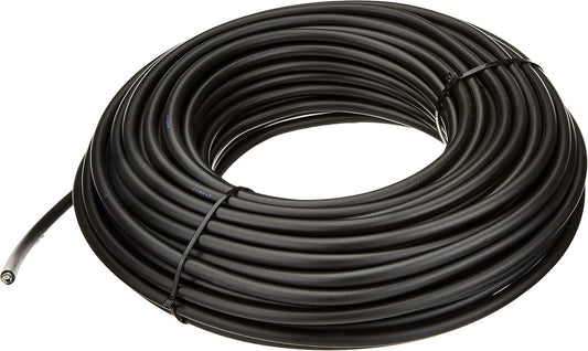 Waskönig-Walter - Erdkabel NYY-J 3x1,5mm²  - 50m Ring zur Verlegung im Freien - Erdreich (deutsche Markenware) VDE - Schwarz