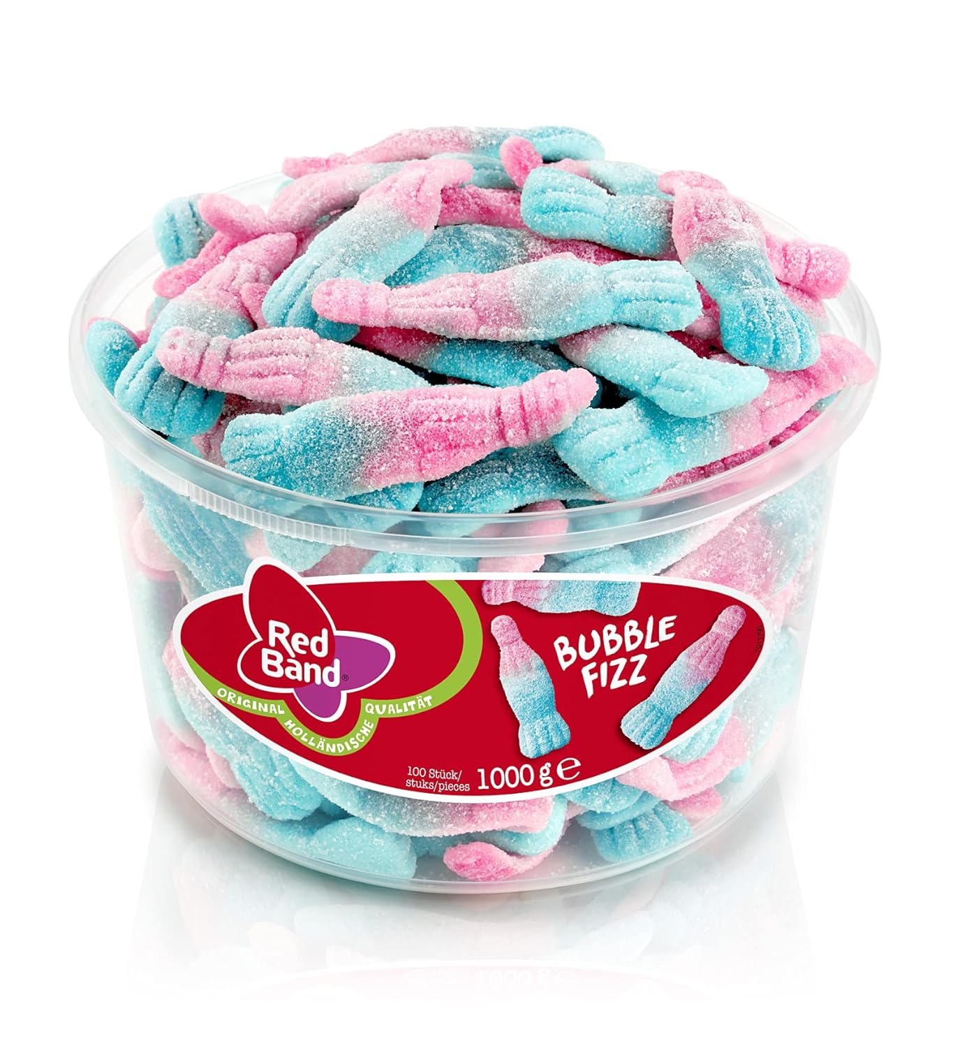Red Band - Bubble Fizz - Klarsichtdose - 1kg