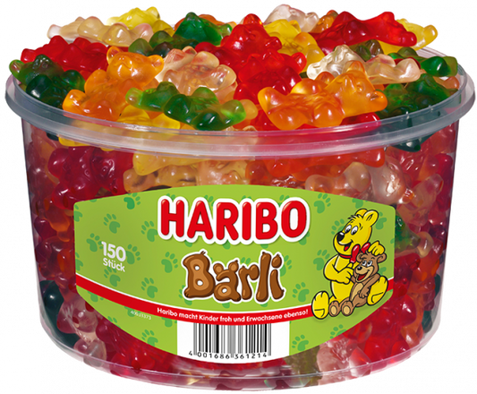 HARIBO - Bärli - Dose 150 Stück - 1,2kg