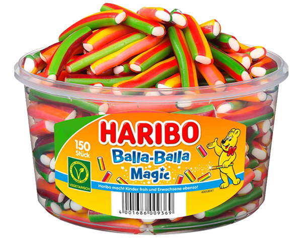 HARIBO -  Balla-Balla Magic - 150 Stück - 1,2kg
