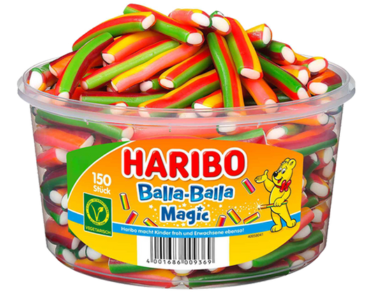 HARIBO -  Balla-Balla Magic - 150 Stück - 1,2kg