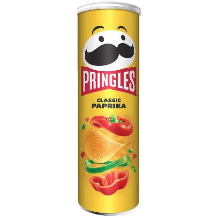 PRINGLES Chips - Classic Paprika - 165g Dose