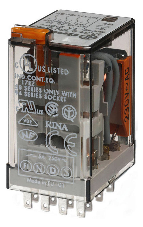 finder - 55.34.8.230.0040 Schaltrelais 230V/AC 4W IP20 20,7x37,2x27,7mm