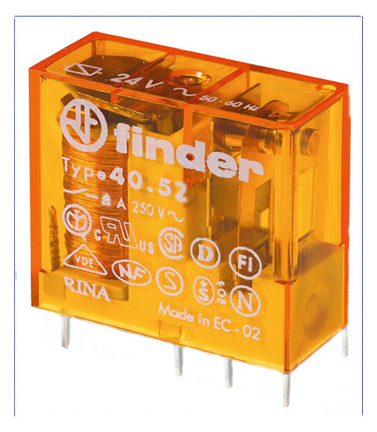 finder - 40.52.8.230.0000 Steck/Printrelais - Schaltrelais -  230V/AC 2W IP20 12,4x25x29mm LP