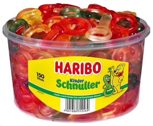 HARIBO - Kinder Schnuller - Dose 150 Stück - 1,2kg