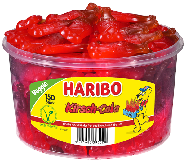 HARIBO - Kirsch-Cola - 150 Stück - 1,35kg