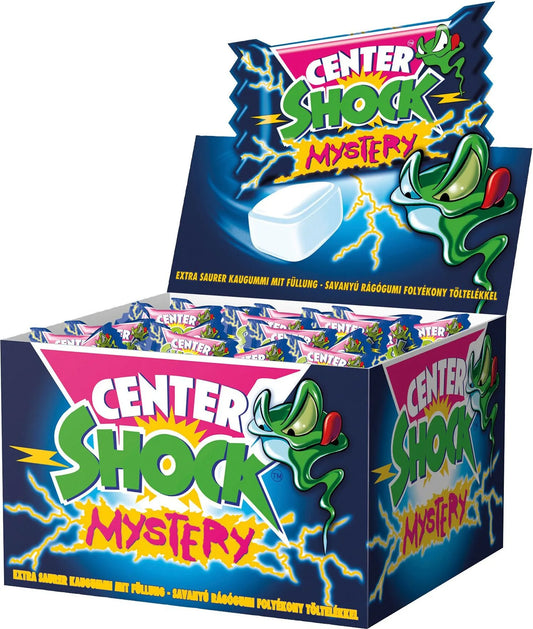 Center Shock - Mystery - gefülltes Kaugummi - 100 Stück à 4g einzel verpackt - 400g Schachtel