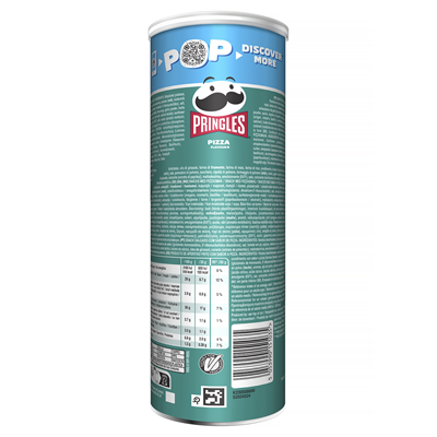 PRINGLES Chips - Pizza - 165g Dose