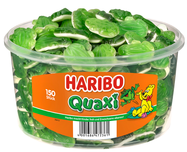 HARIBO - Quaxi - Frösche - 150 Stück - 1,05kg