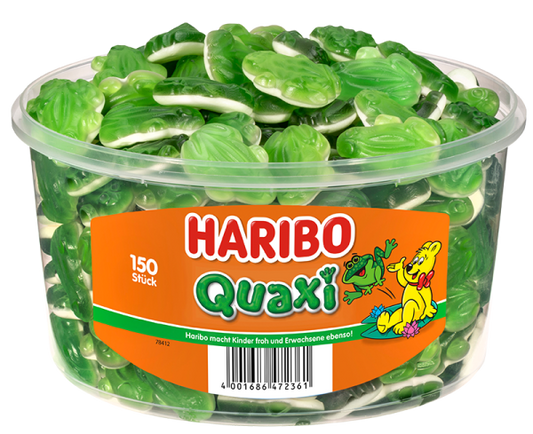 HARIBO - Quaxi - Frösche - 150 Stück - 1,05kg