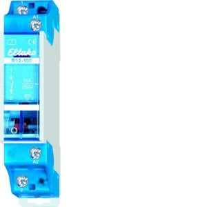Eltako R12-100-12V Elektromechanische Schaltrelais - Installationsrelais 1TE elektr REG 1S 12V/AC 16A