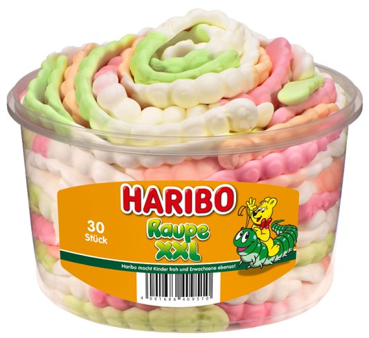 HARIBO - Raupe XLL - 130 Stück - 0,96kg