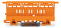 WAGO Befestigungsadapter 221-500 | Befestigungs-Adapter der Serie 221 (4 mm²), zur Montage auf TS 35, für Schraubbefestigung, orange - 10er Set