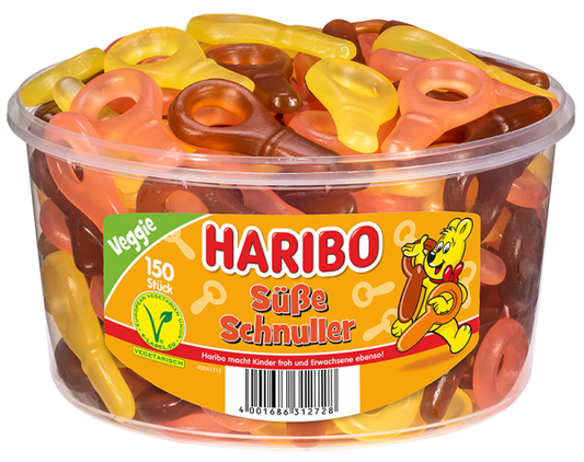 HARIBO - Süße Schnuller - 150 Stück - 1,35kg